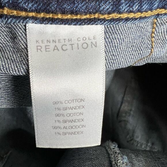 Kenneth Cole Reaction Button up Denim Skirt Patch Pockets Size 4 - Picture 6 of 6